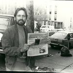 Michael Douglas holding The Other Paper, 1980<br/>